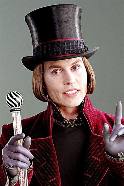 johnny depp willy wonka hair.